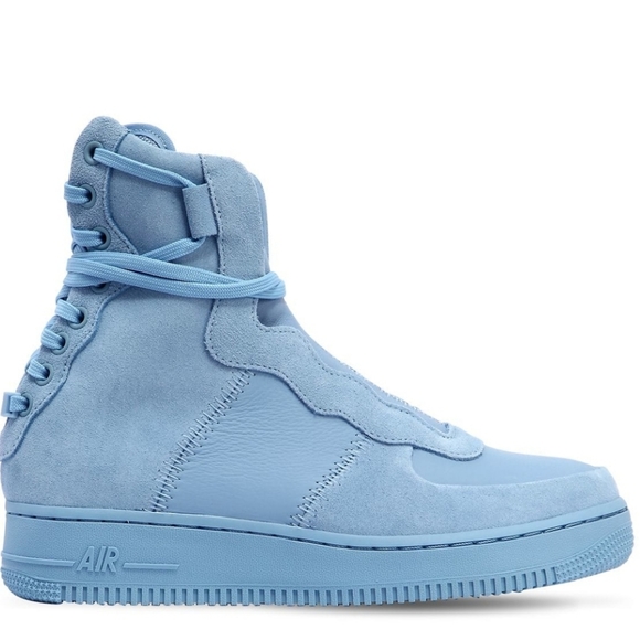 Nike Shoes - 🎀AIRFORCE 1 REBEL XX SUEDE SNEAKERS IN LIGHT BLUE